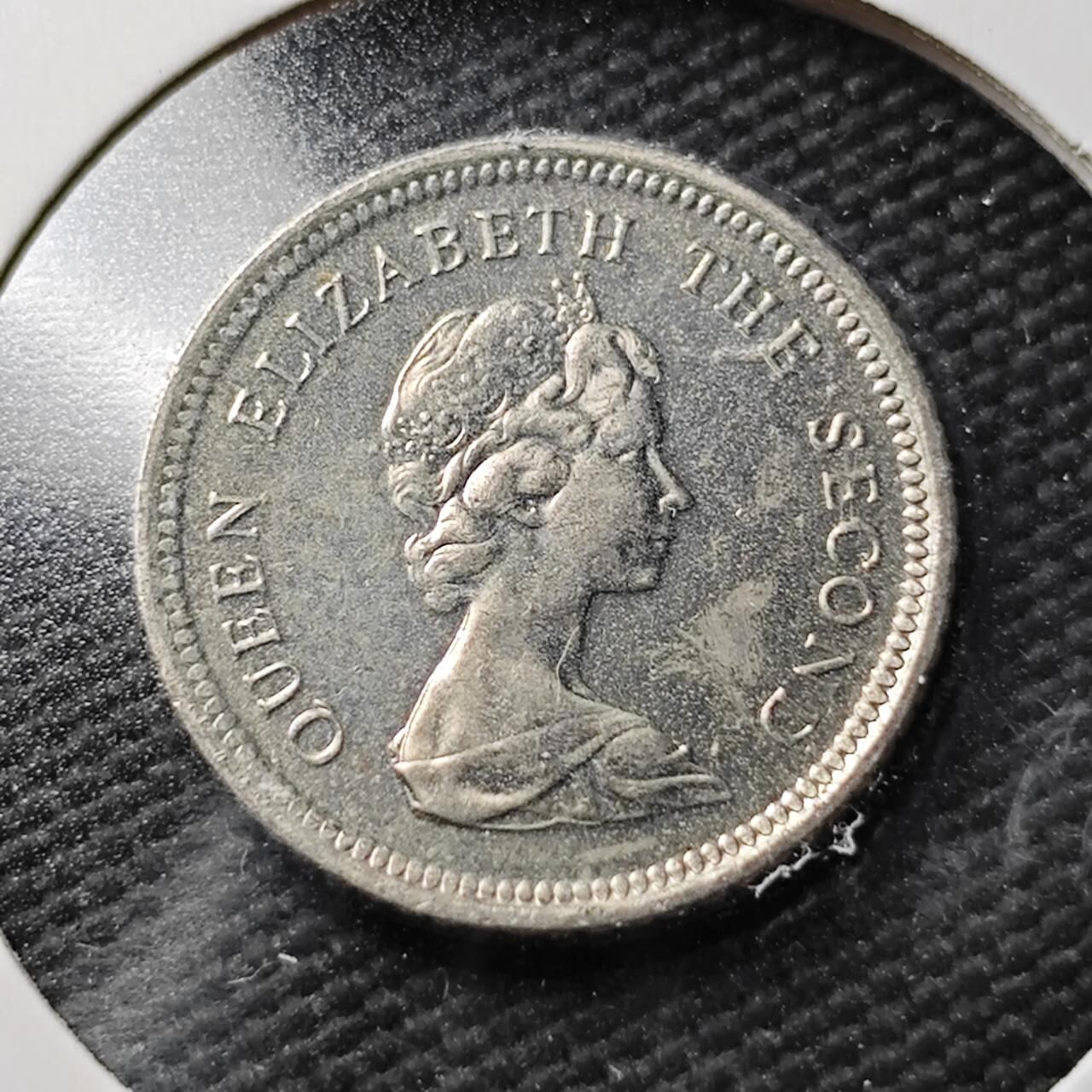 KK钱币收藏小铺  第365场  2月预留时间 周末发货  1998福克兰群岛5分