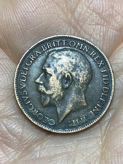 2025年第一百二十四场(总第一百五十场）外国好品散币(免佣金) - 英国🇬🇧1916年1法新(乔治五世第一版)