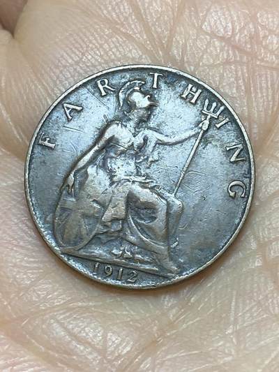 2025年第一百二十四场(总第一百五十场）外国好品散币(免佣金) - 英国🇬🇧1912年1法新(乔治五世第一版)