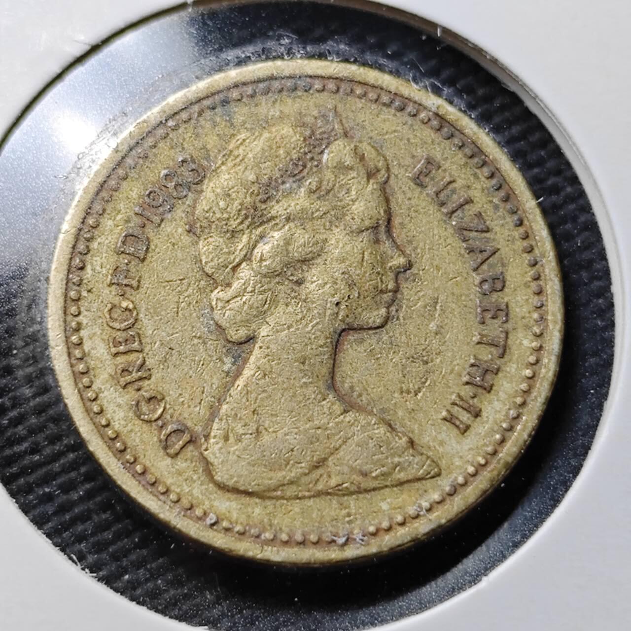 KK钱币收藏小铺  第365场  2月预留时间 周末发货  英国1镑