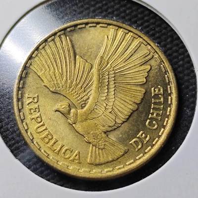 KK钱币收藏小铺  第365场  2月预留时间 周末发货 -  1970智利5分铜币 好品