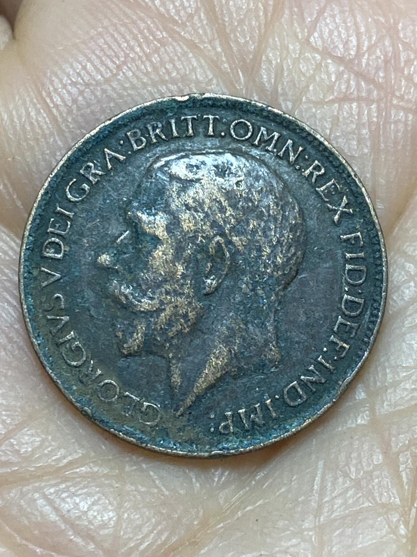 2025年第一百二十四场(总第一百五十场）外国好品散币(免佣金) 英国🇬🇧1924年1法新(乔治五世第二版)