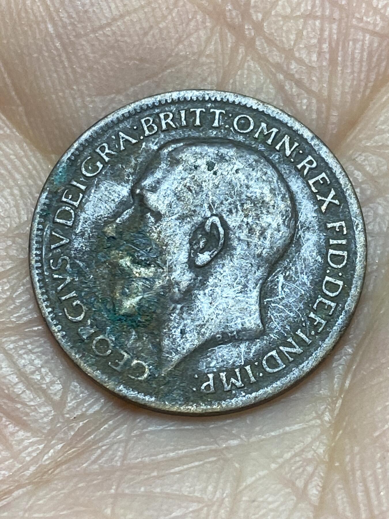 2025年第一百二十四场(总第一百五十场）外国好品散币(免佣金) 英国🇬🇧1918年1法新(乔治五世第一版，关门年)