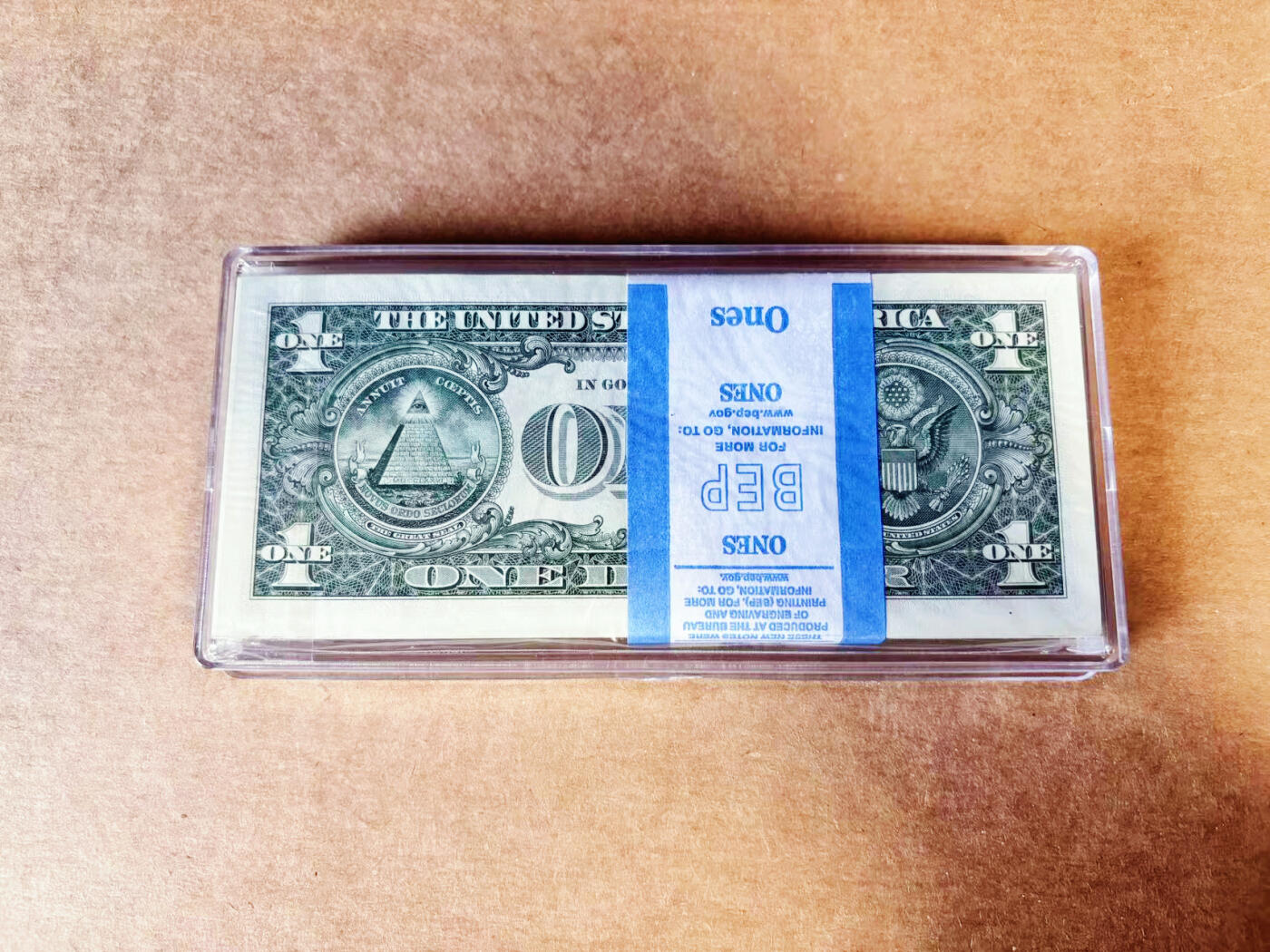 【Blue Auction】世界纸币精拍第746期——18级TOP拍卖/信誉/品质/专业/高效💫 【整刀 带58888888近全同8靓号】美国 2021年1美金 全新UNC （个别有轻微瑕疵）