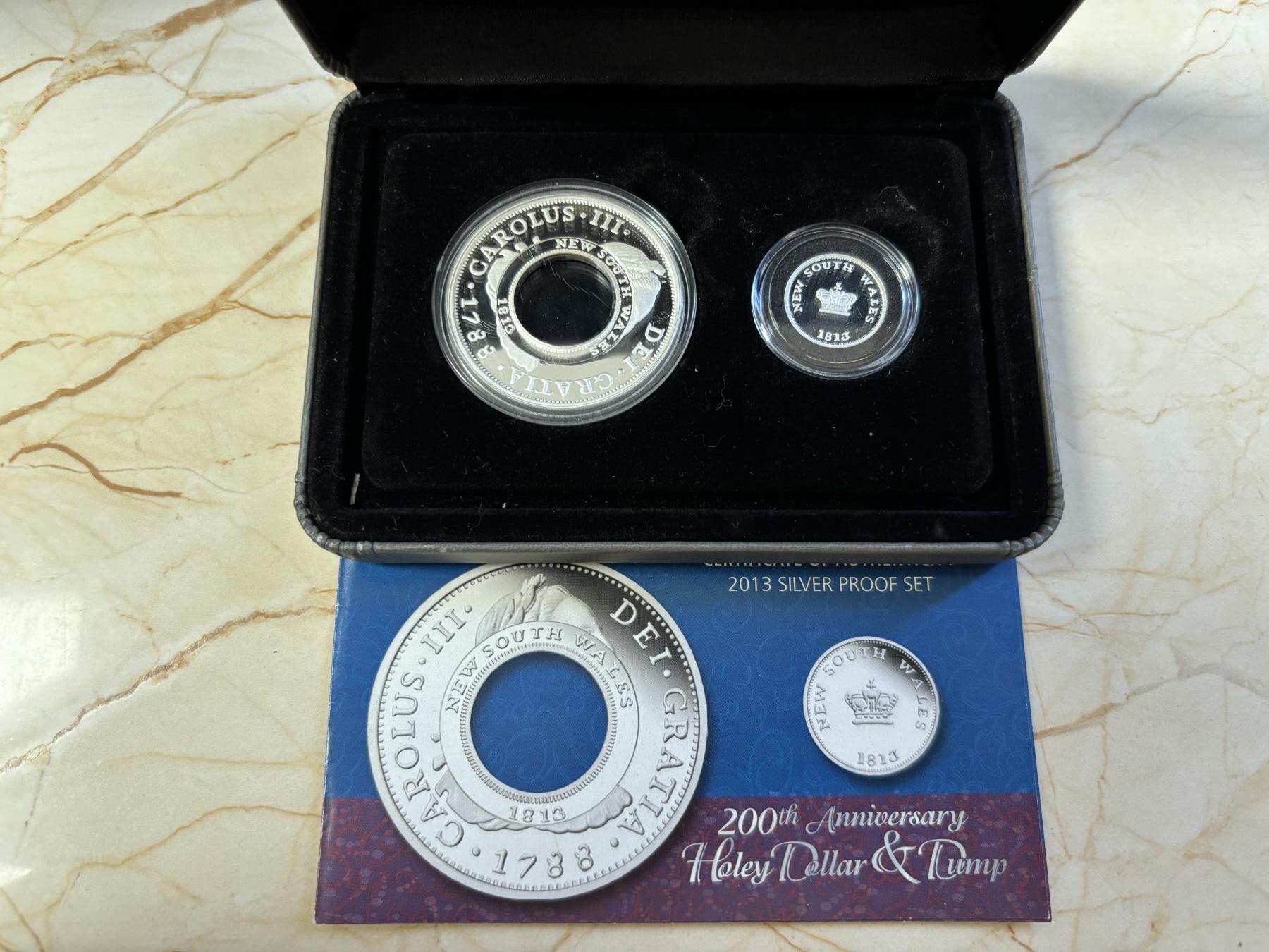 第181期拍卖 澳大利亚2013年币中币系列纪念银币2枚套,999银，共32.02克，发行4000套