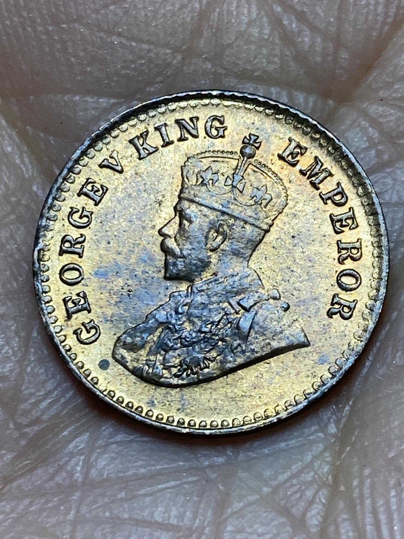 2025年第一百二十四场(总第一百五十场）外国好品散币(免佣金) 原光好品–英属印度1920年1/12安娜