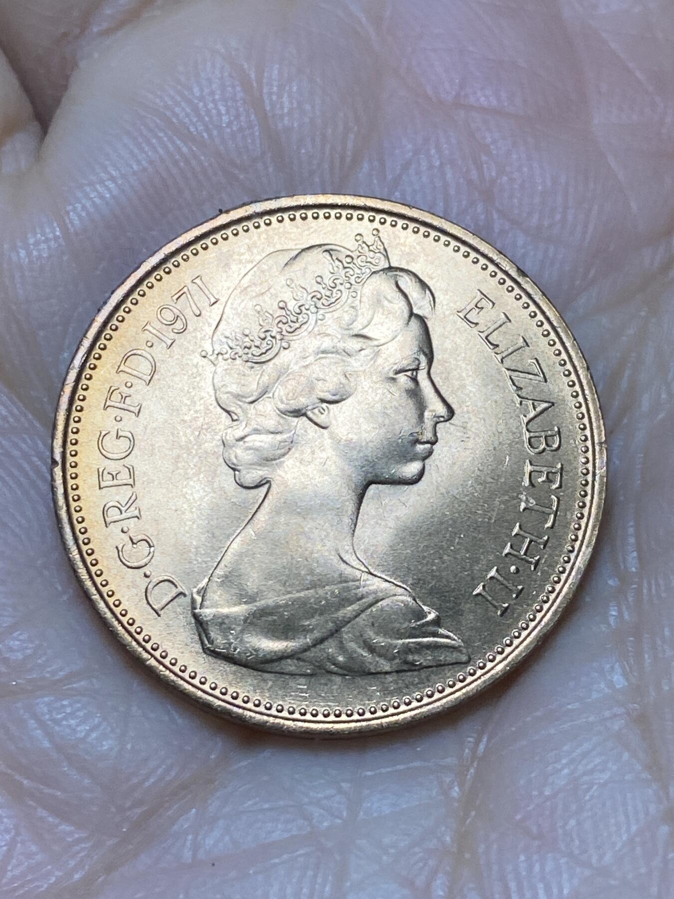 2025年第一百二十四场(总第一百五十场）外国好品散币(免佣金) 全新英国🇬🇧1971年2新便士