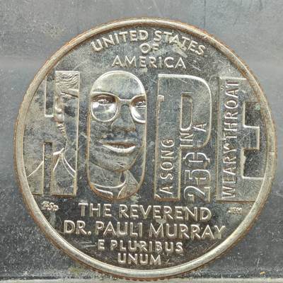 【淘币小摊】实时拍第七百八十九拍   散币场   满百包邮可预留二周 每周一统一发货   - 美国2024年杰出女性25分纪念币