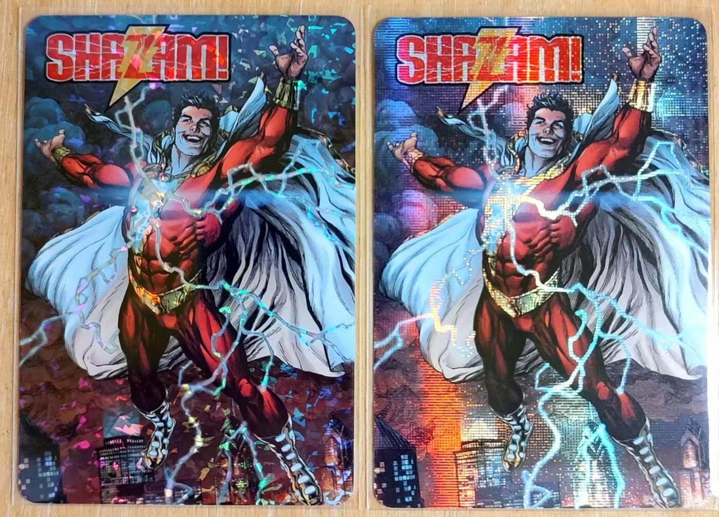 龙虎卡牌第六二场 百里霸场 （无佣金，周六结拍，欢迎送拍） 碎花闪+纱布闪 DC系列卡牌 雷霆沙赞