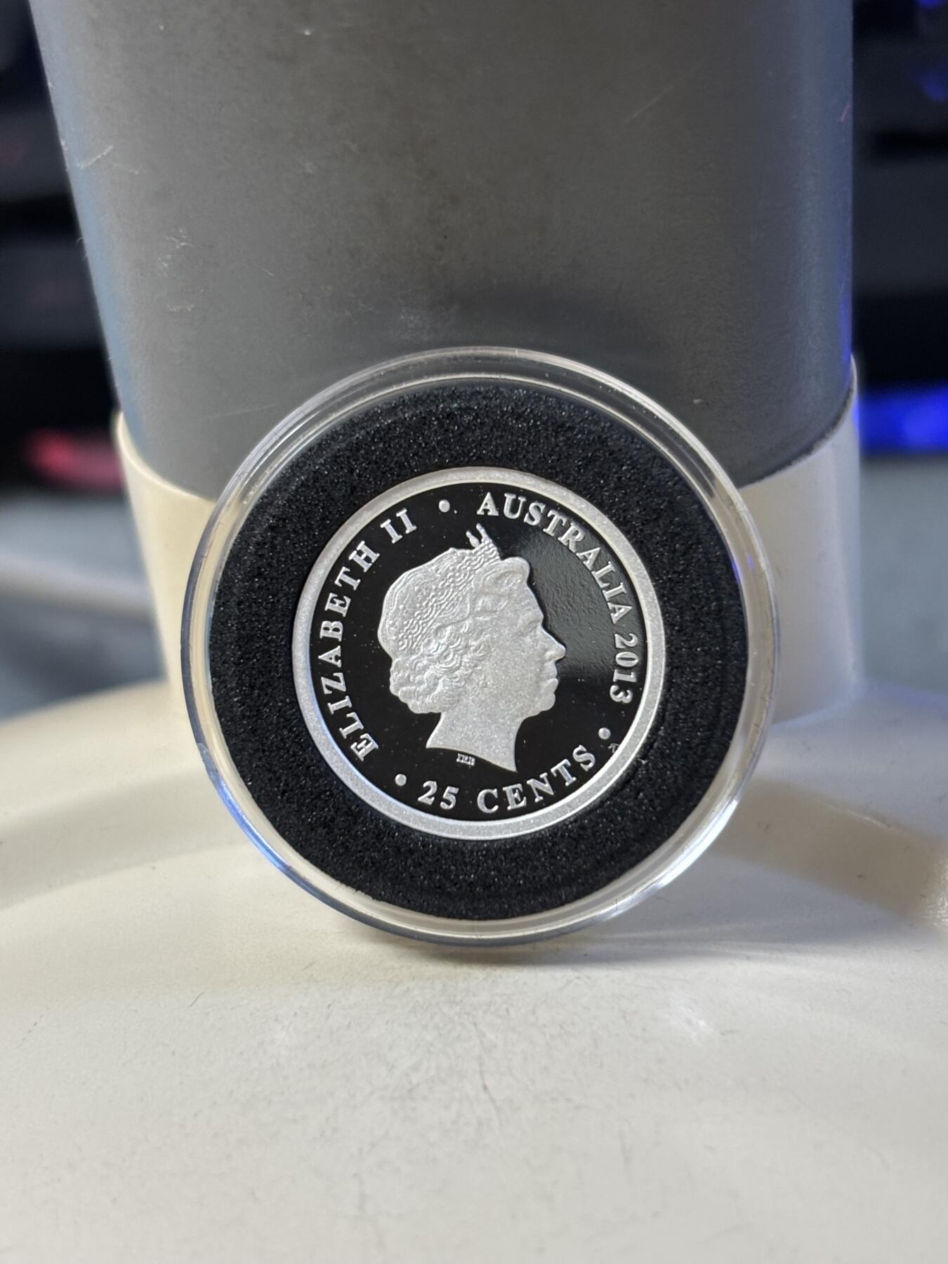 第181期拍卖 澳大利亚2013年币中币系列纪念银币2枚套,999银，共32.02克，发行4000套