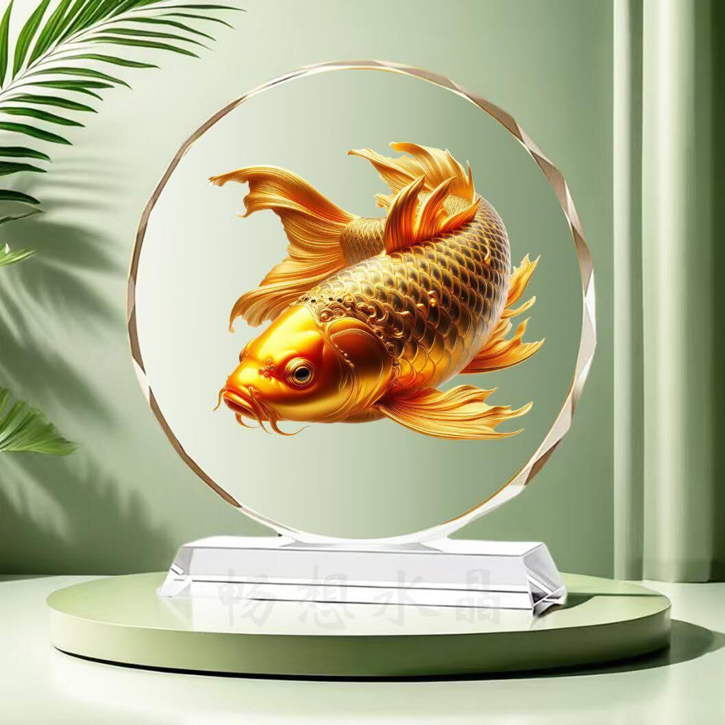 同乐钱币， 水晶招财福禄寿喜轻奢家用客厅店铺办公室供奉公司开业中国风摆件