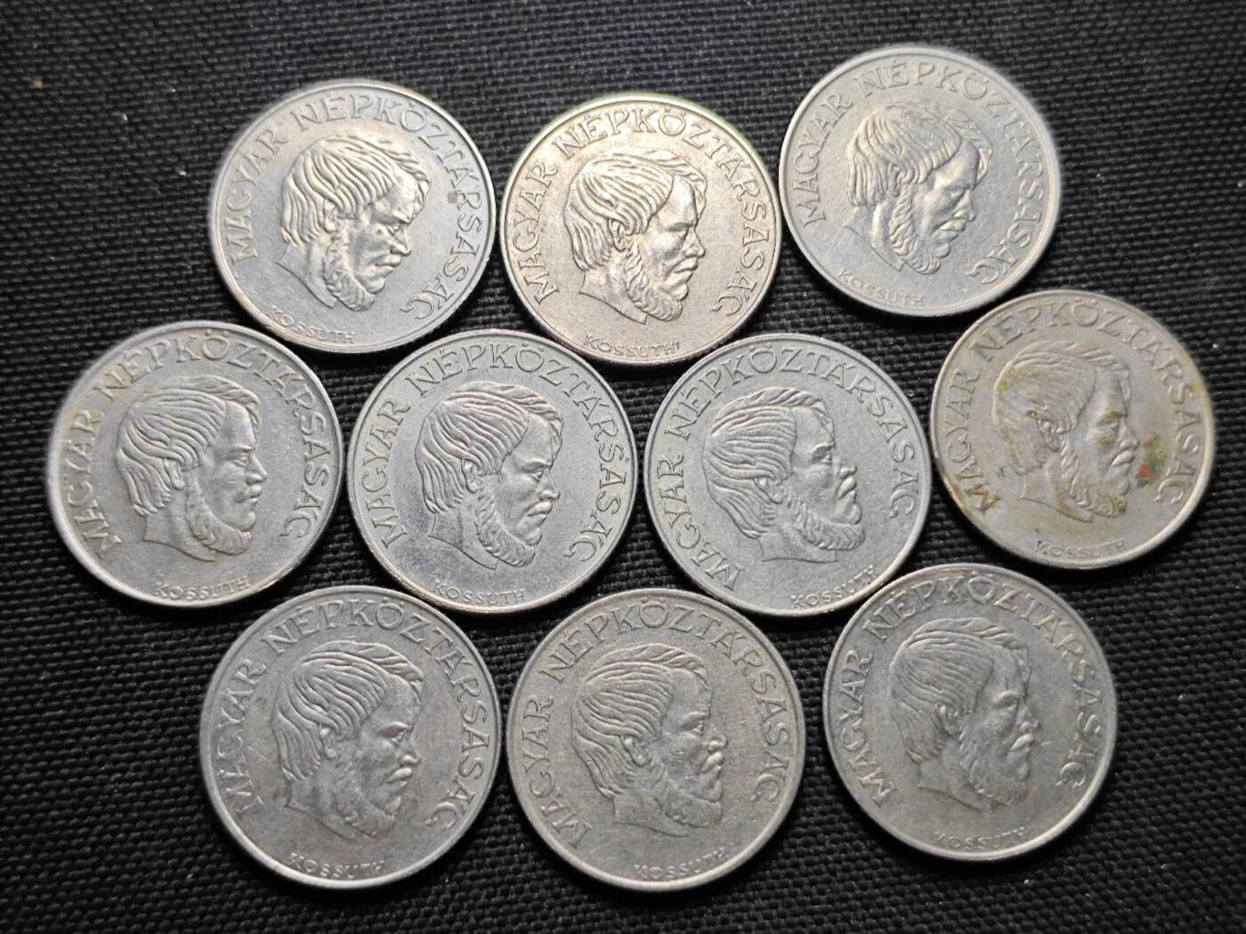 KK钱币收藏小铺  第364场  2月预留时间 周末发货  匈牙利一组57枚散币