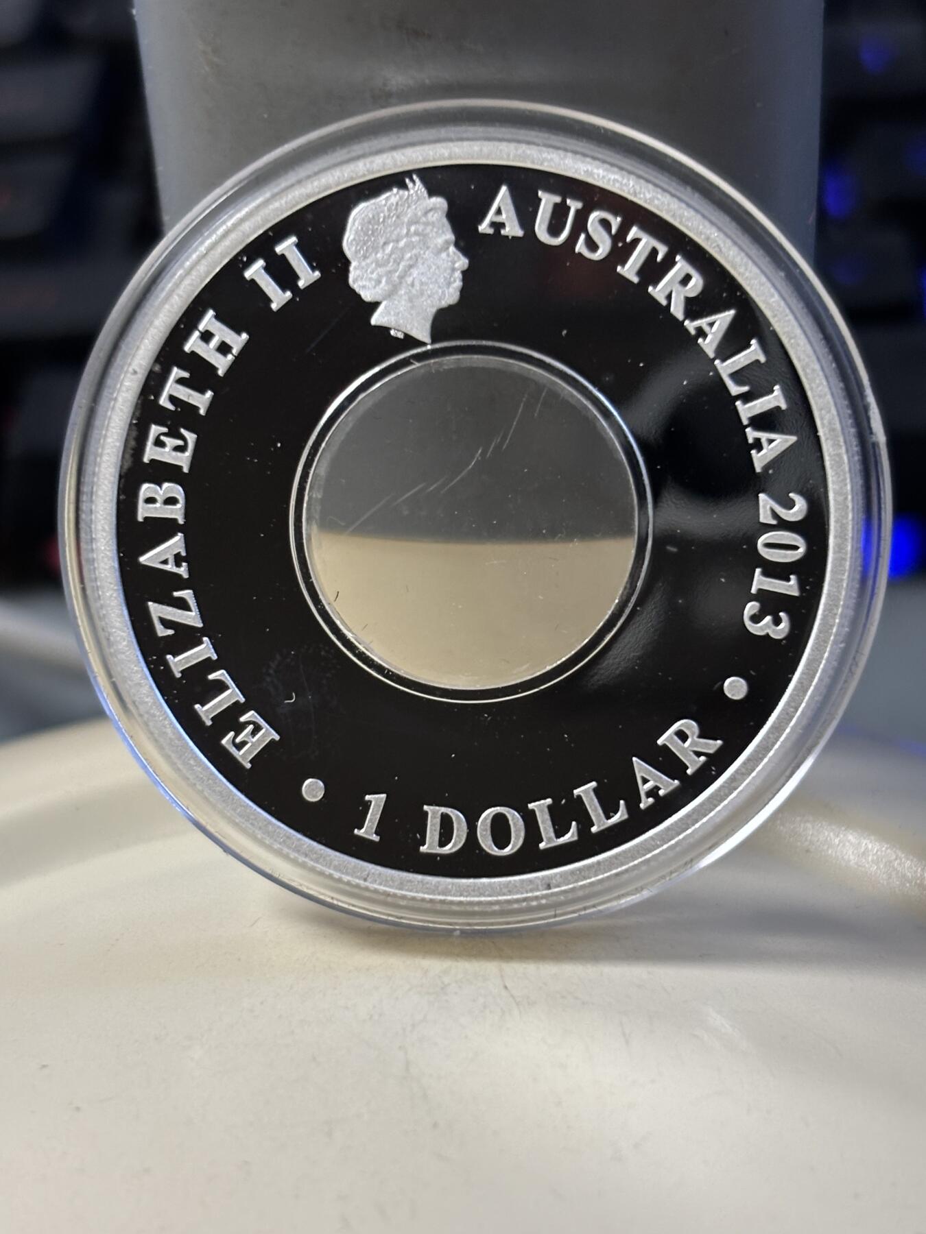 第181期拍卖 澳大利亚2013年币中币系列纪念银币2枚套,999银，共32.02克，发行4000套