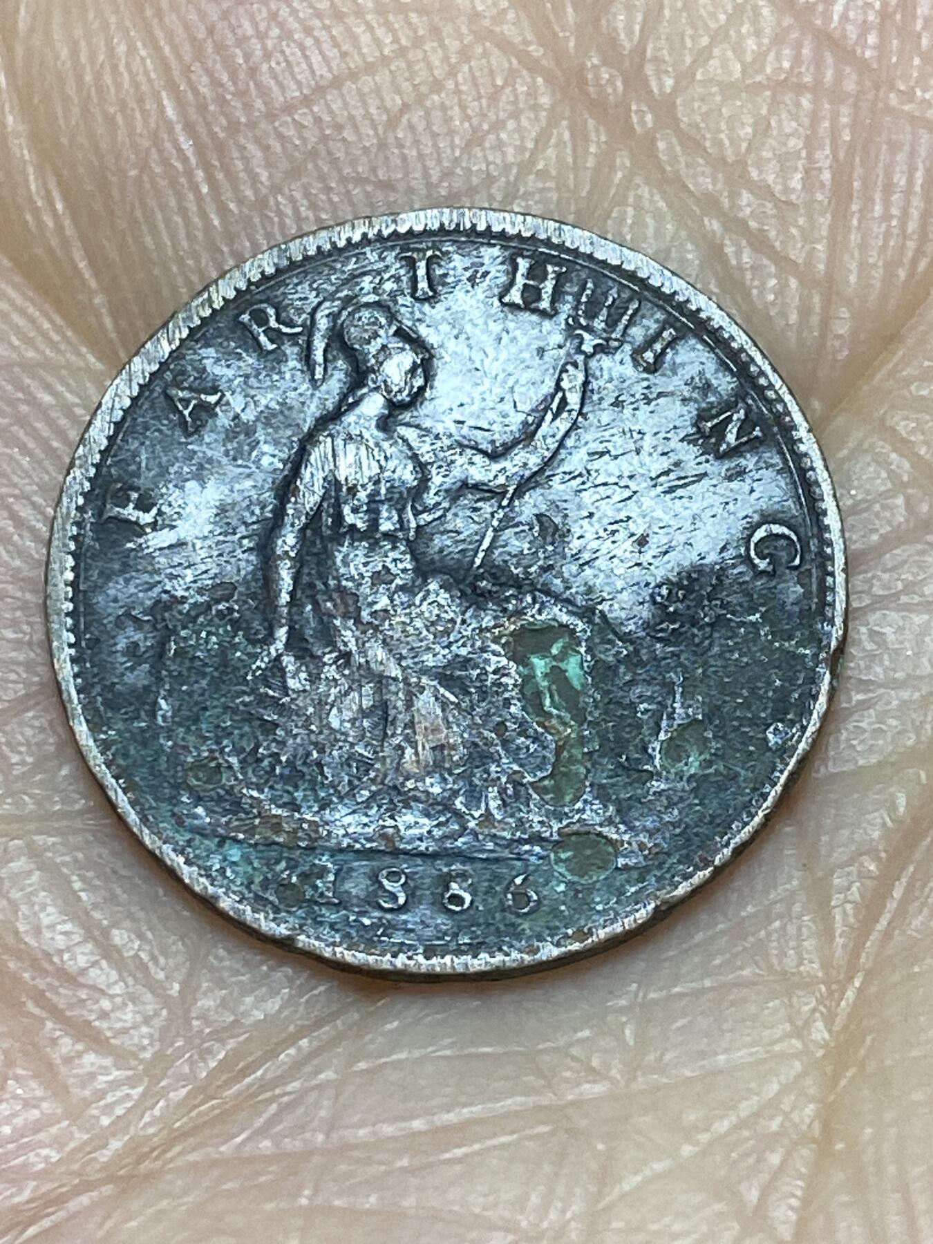 2025年第一百二十四场(总第一百五十场）外国好品散币(免佣金) 英国🇬🇧1886年1法新(维多利亚女王中年桂冠第三版)