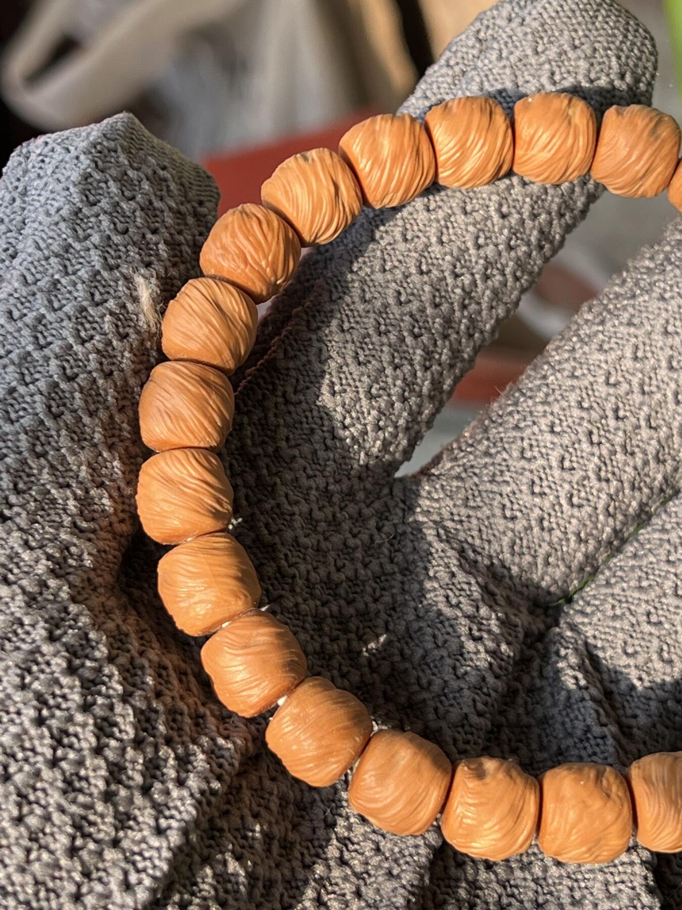 零元拍：MO.7 精工猴头卷卷酥手串 10MM