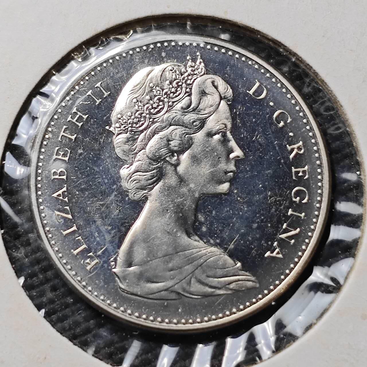 KK钱币收藏小铺  第365场  2月预留时间 周末发货  1970加拿大5分 好品