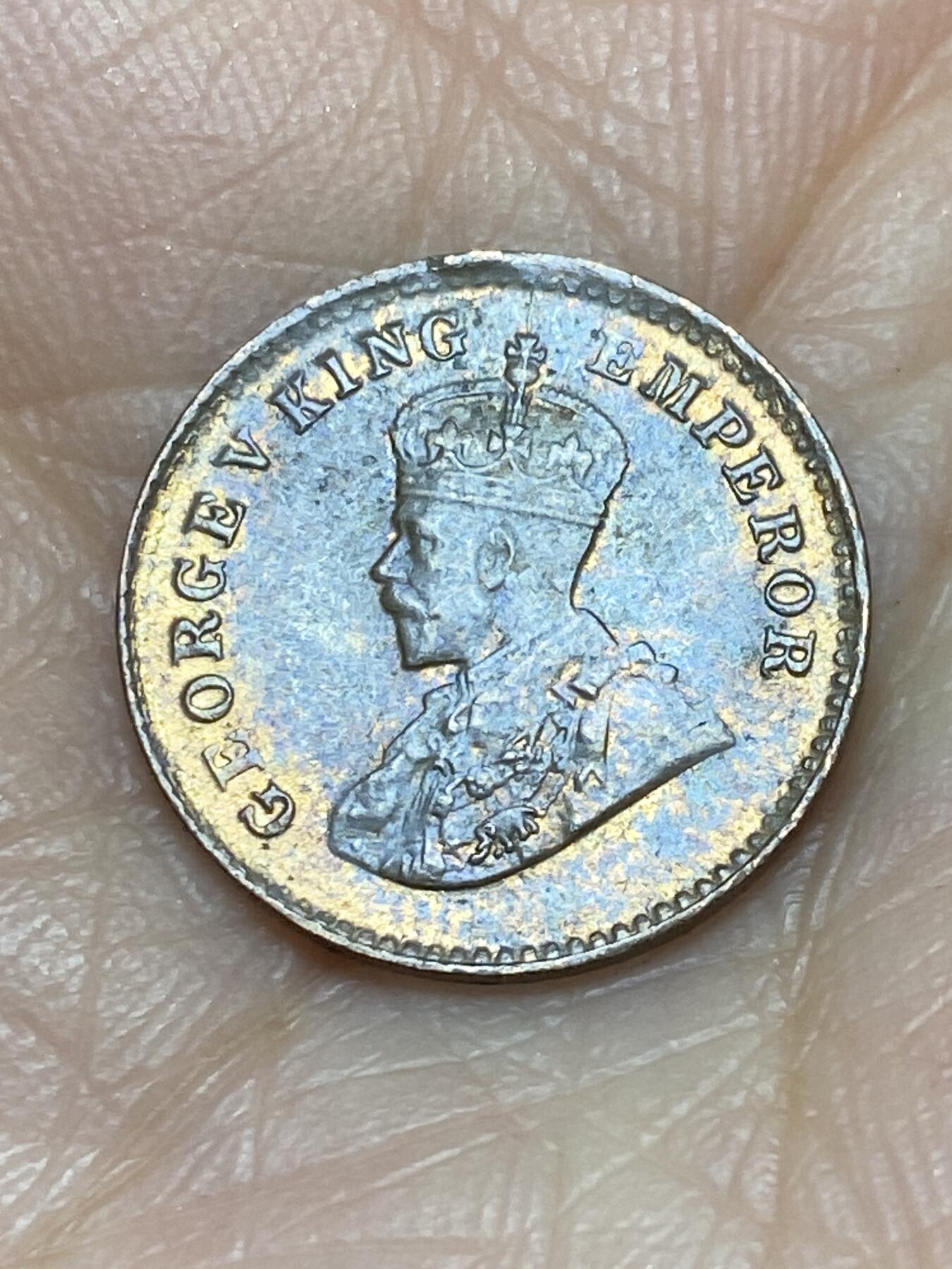 2025年第一百二十四场(总第一百五十场）外国好品散币(免佣金) 原光好品–英属印度1920年1/12安娜