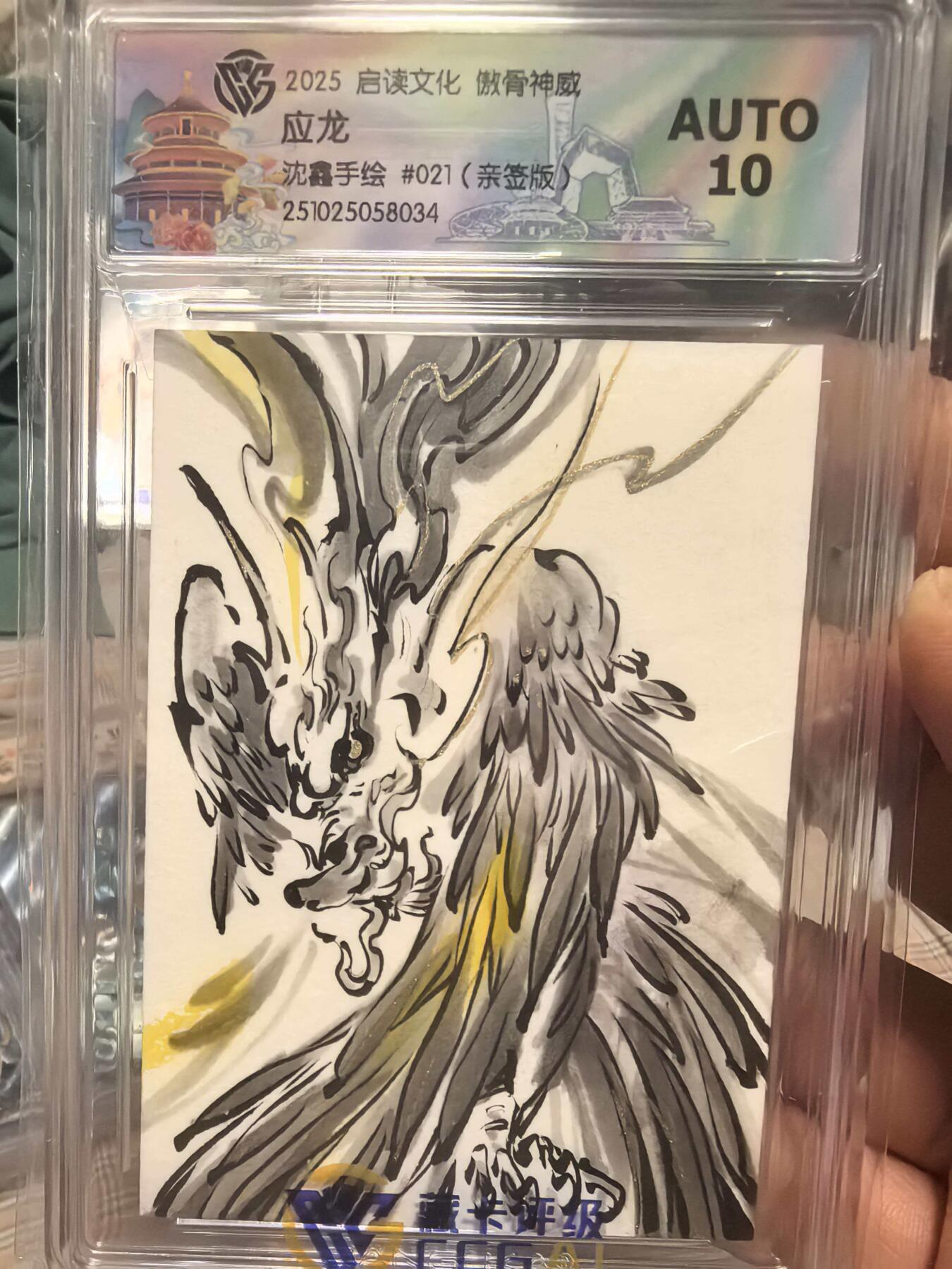 寸草不生拍卖会 第十三期 （ 持续收拍中） 【手绘】2025 启读文化 傲骨神威应龙
沈鑫手绘