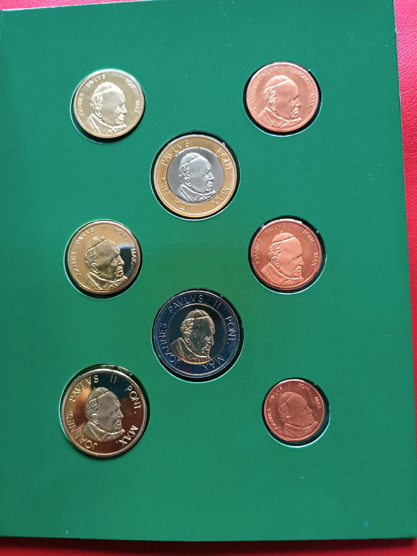 【云涧收藏】第七十七场 梵蒂冈2005年殴元样币原封套册