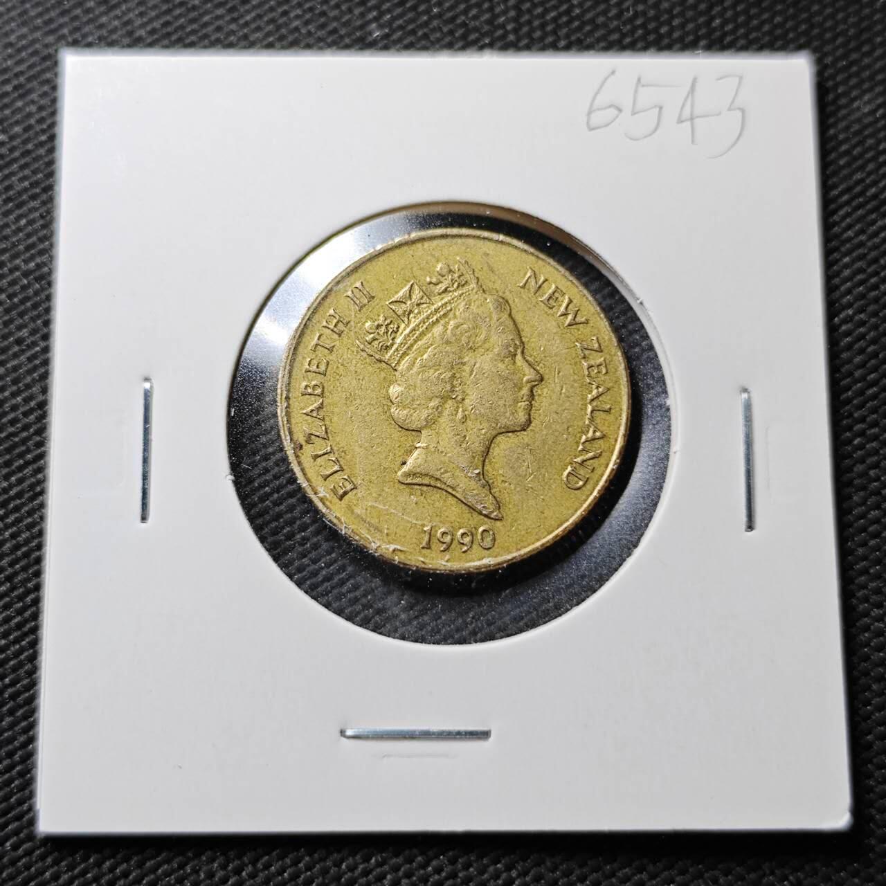 KK钱币收藏小铺  第365场  2月预留时间 周末发货  新西兰1元