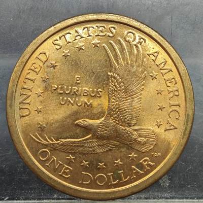 【淘币小摊】实时拍第七百八十九拍   散币场   满百包邮可预留二周 每周一统一发货   - 美国2000年萨卡加维亚美元