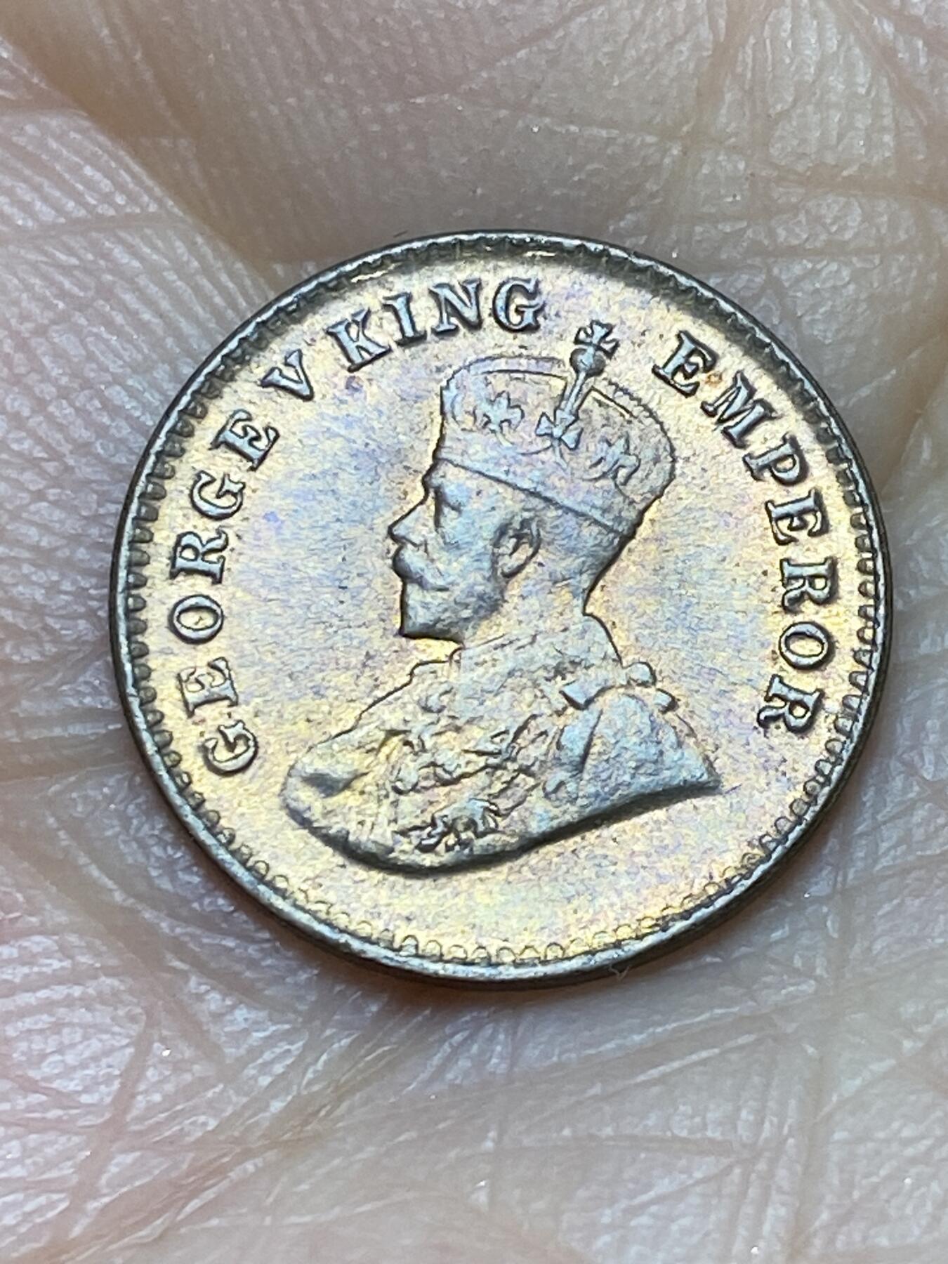 2025年第一百二十四场(总第一百五十场）外国好品散币(免佣金) 原光好品–英属印度1920年1/12安娜