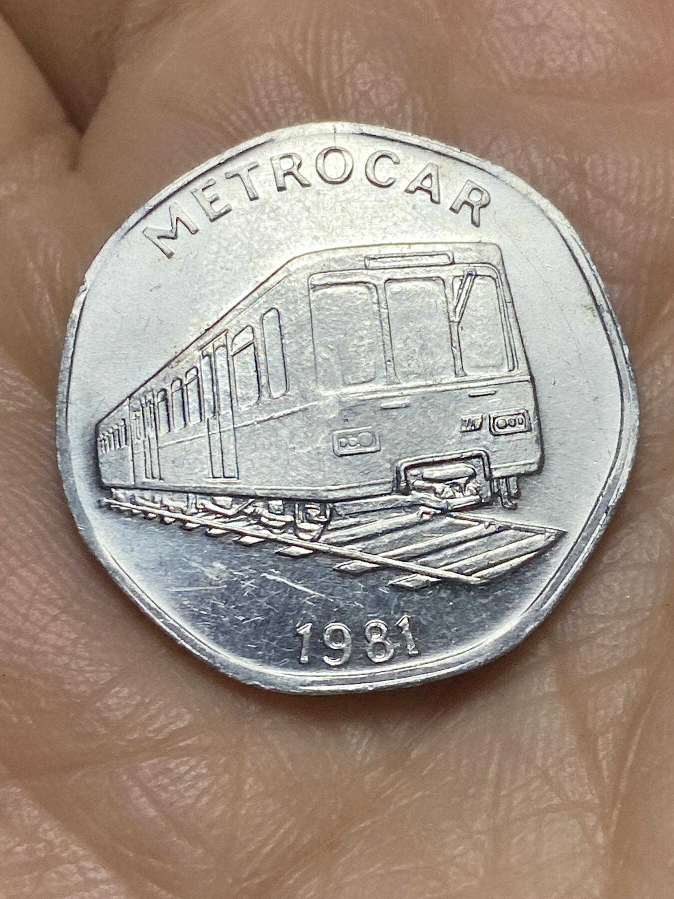 2025年第一百二十四场(总第一百五十场）外国好品散币(免佣金) 英国🇬🇧1981年有轨电车20便士代币