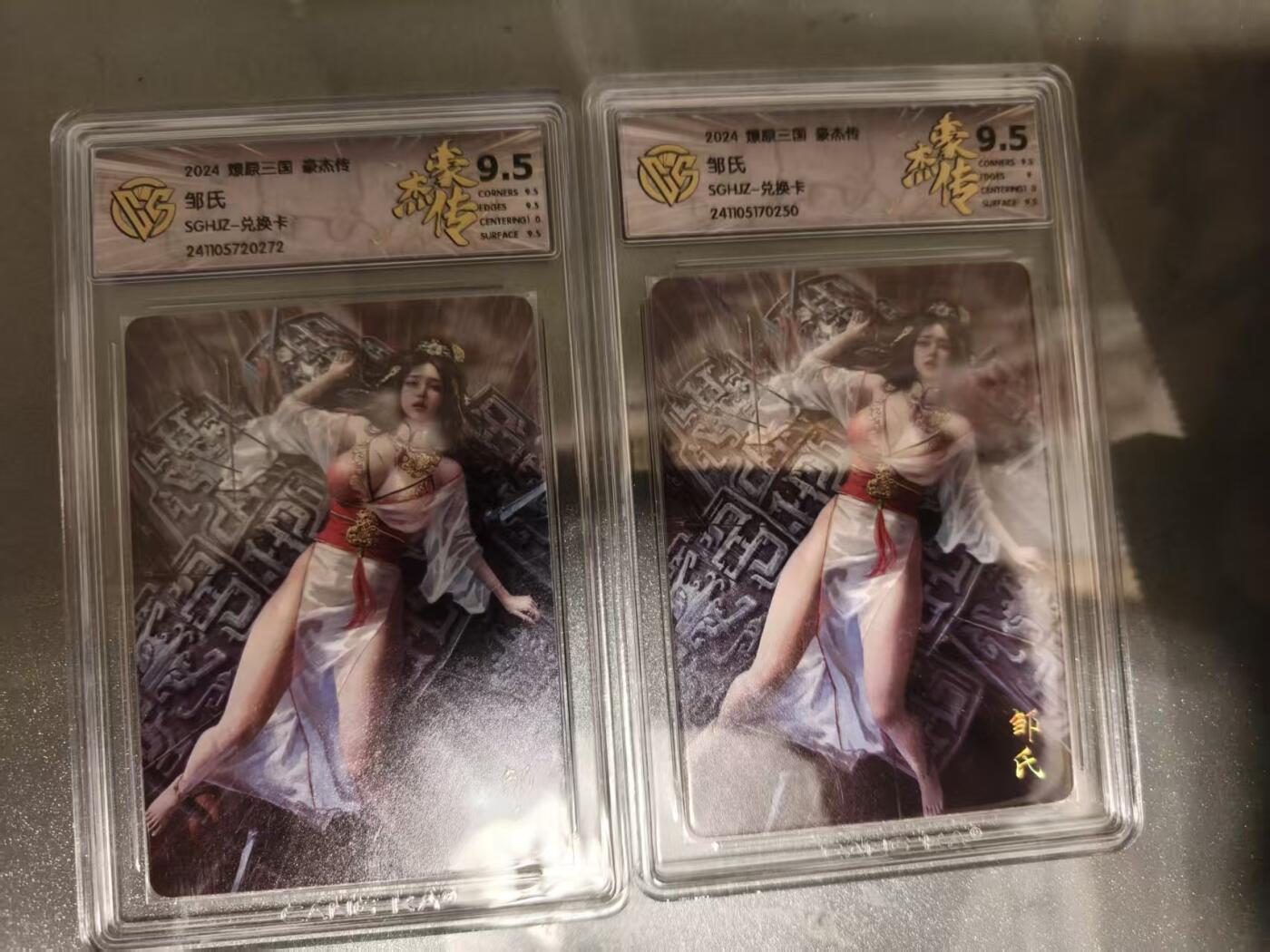 寸草不生拍卖会 第十三期 （ 持续收拍中） 2024 建辰三国 豪杰传
邹氏SGHRZ-兑换卡 2张