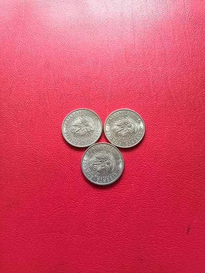 【云涧收藏】第七十七场 - 海地1975年5分3枚，UNC