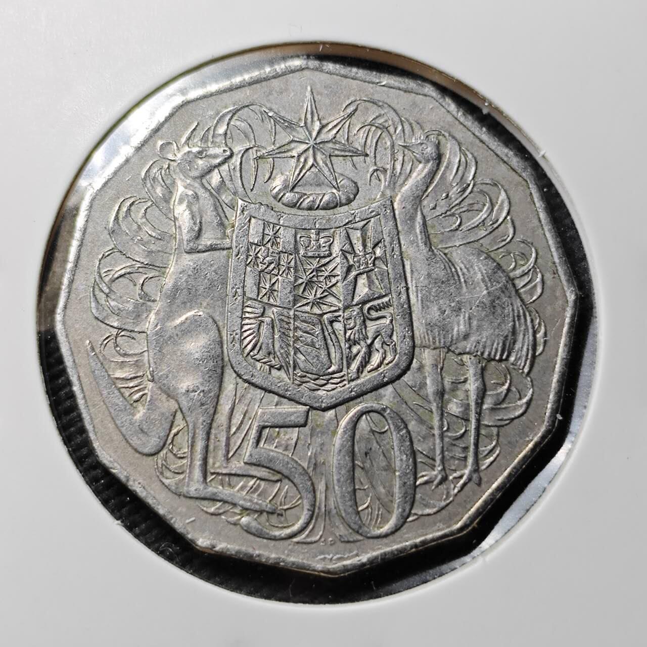 KK钱币收藏小铺  第365场  2月预留时间 周末发货  2022澳大利亚50分 老年版