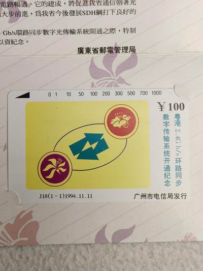 易卡拍卖第56期 - 广州：数字传输系统开通。带册。收藏级品相。如图所示！