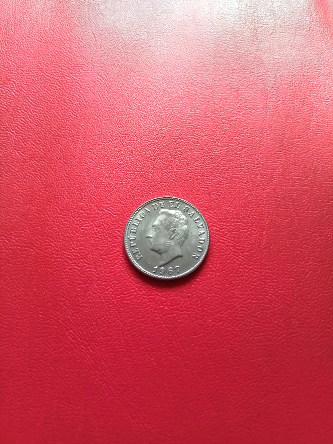 【云涧收藏】第七十七场 萨尔瓦多1967年5分，UNC