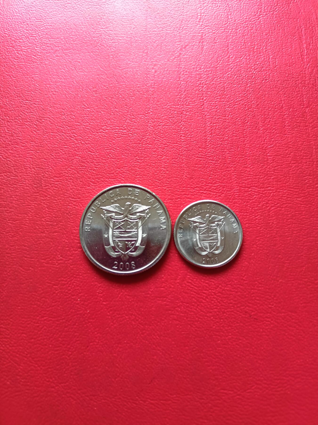 【云涧收藏】第七十七场 巴拿马2008年1/10、1/4巴博亚儿童医院50周年纪念币2枚，BU