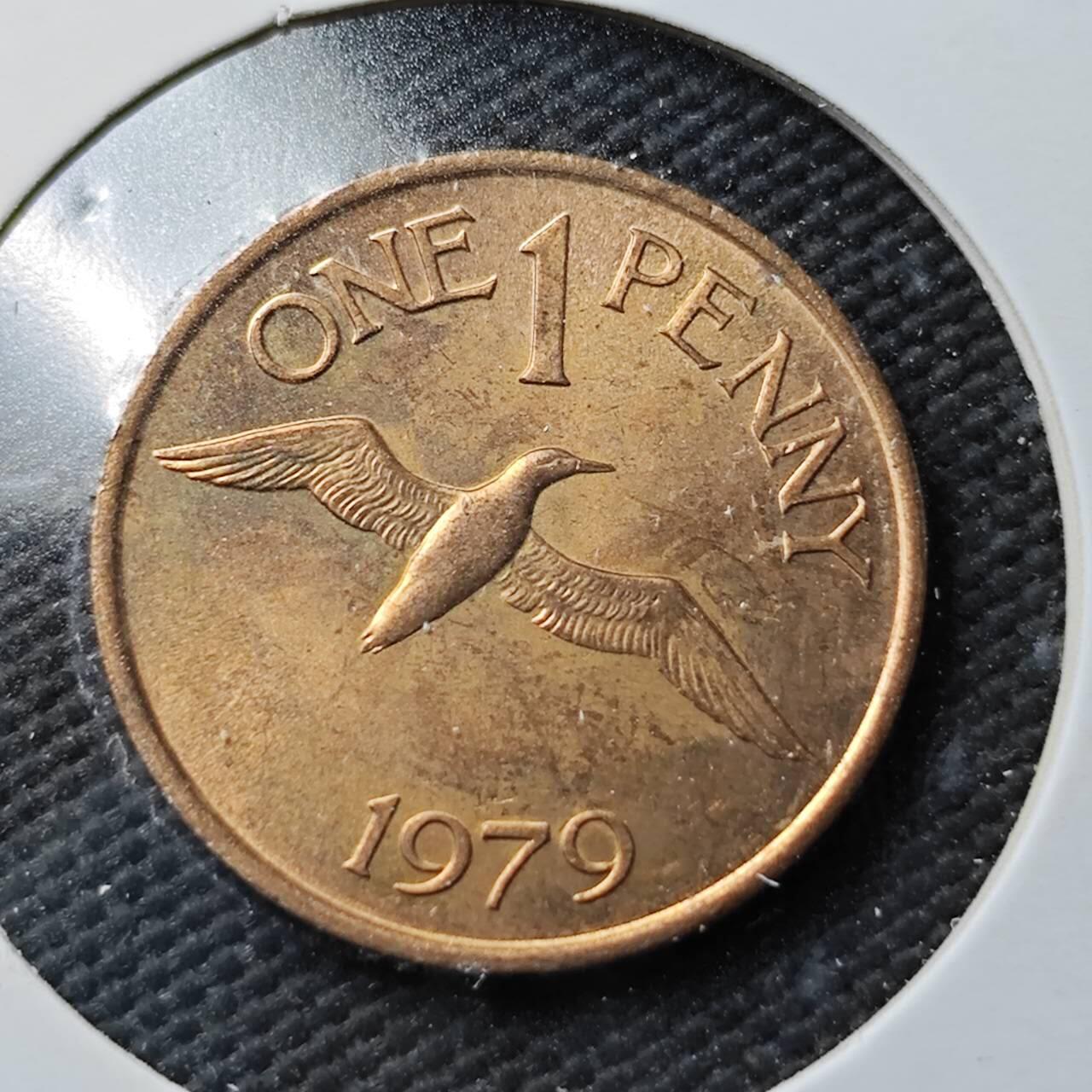 KK钱币收藏小铺  第365场  2月预留时间 周末发货  根西1便士 好品