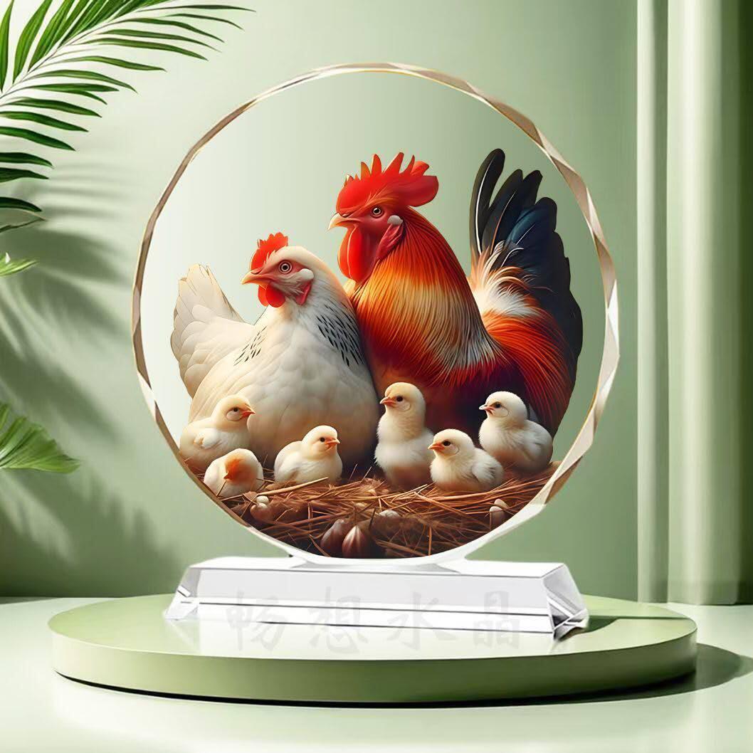 同乐钱币， 水晶招财福禄寿喜轻奢家用客厅店铺办公室供奉公司开业中国风摆件