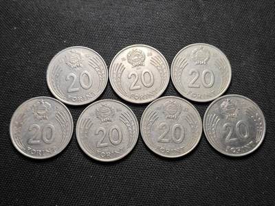 KK钱币收藏小铺  第364场  2月预留时间 周末发货 -  匈牙利一组57枚散币