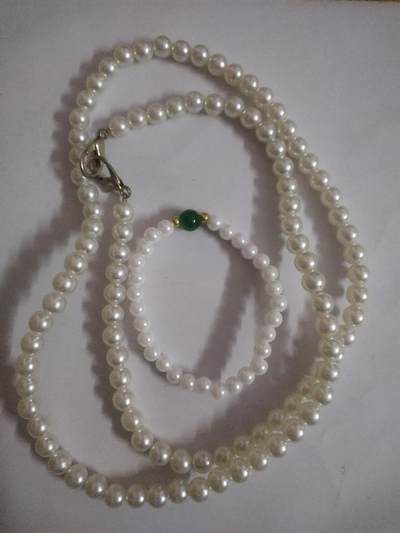 玉石 手串 手镯 手链 - 手串 项链一套。