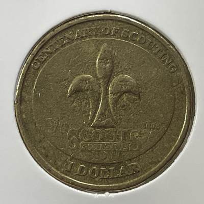 【澳大利亚硬币】限时专场（1澳元 ~4.6557人民币 ） - 澳大利亚2008年1元童子军纪念币一枚  【02】