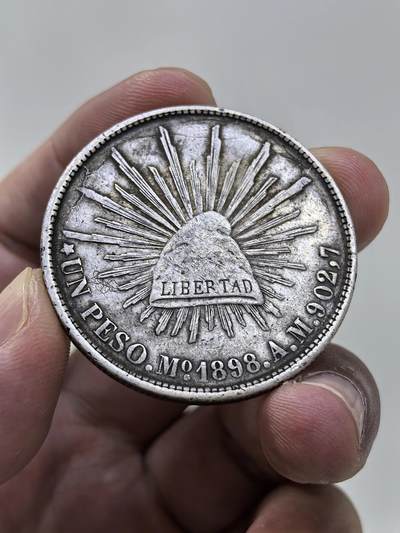 博洋堂世界钱币拍卖第146期（全场包邮） - 墨西哥直边鹰洋1898MO AM 原铸 深打好味道