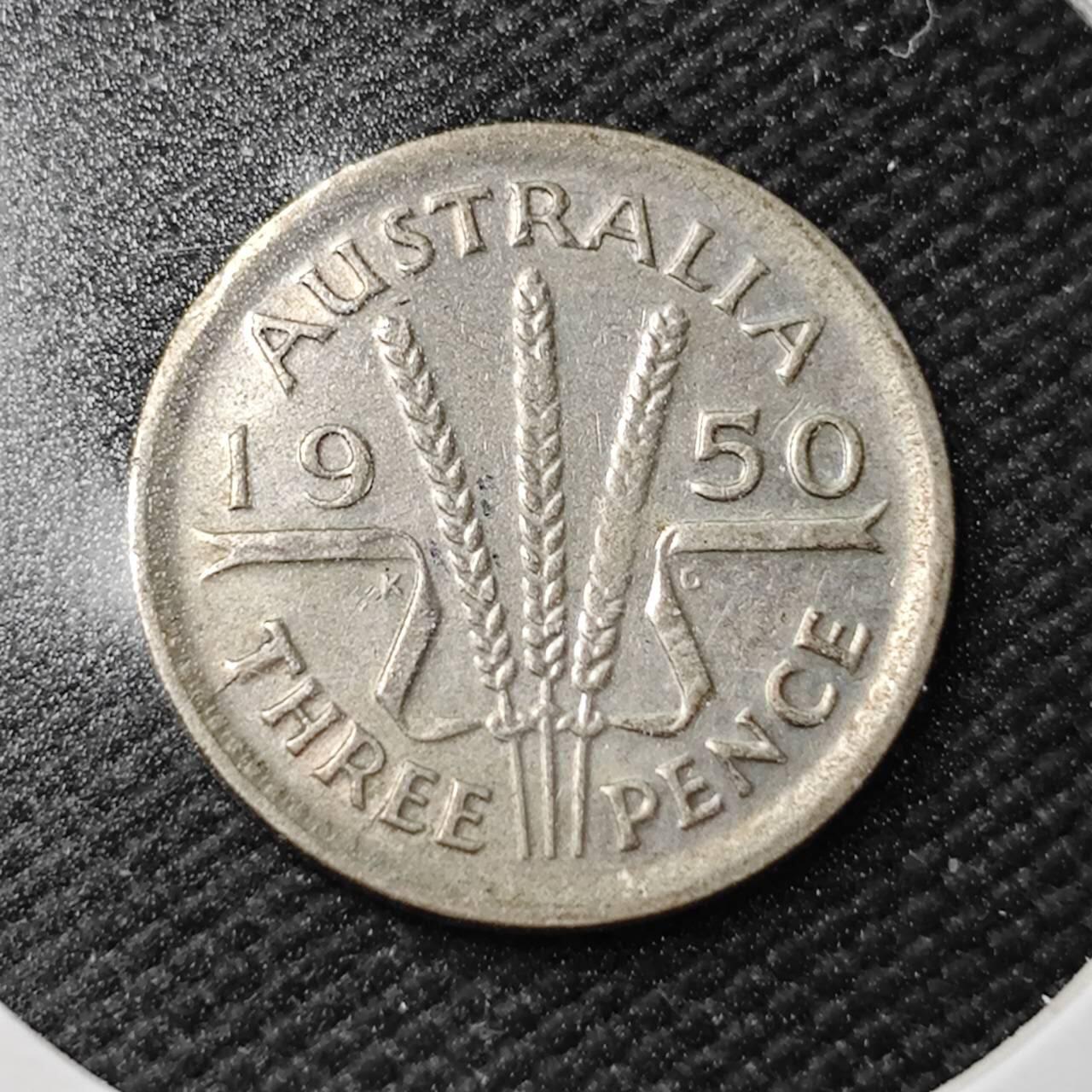 KK钱币收藏小铺  第365场  2月预留时间 周末发货  澳大利亚3便士银币