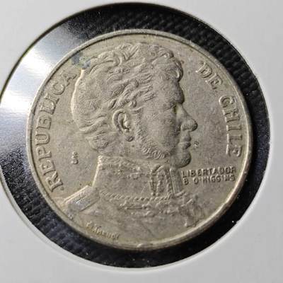 KK钱币收藏小铺  第365场  2月预留时间 周末发货 -  1976智利1比索