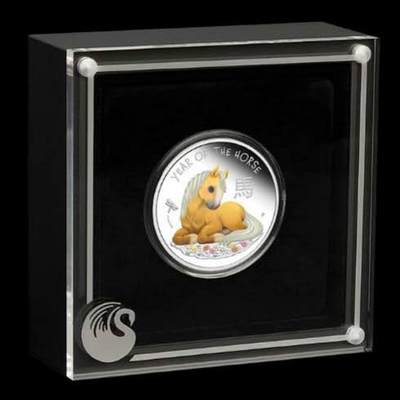 【现货】图瓦卢2026年中国生肖系列马宝宝半盎司彩色精制纪念银币明天可以安排顺丰发货。号码300号以内哦。需要的抓紧 