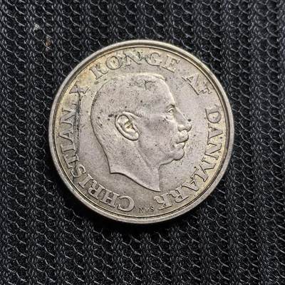 道一币馆币章第一百五十三场 - 丹麦1945年克里斯蒂安十世75岁寿辰2克朗银币  15g 800s