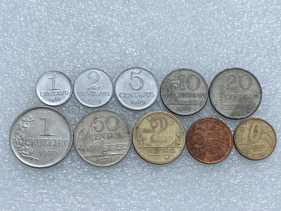 第一海外回流一元起拍收藏 散集专场  第262期 - 巴西硬币 10枚