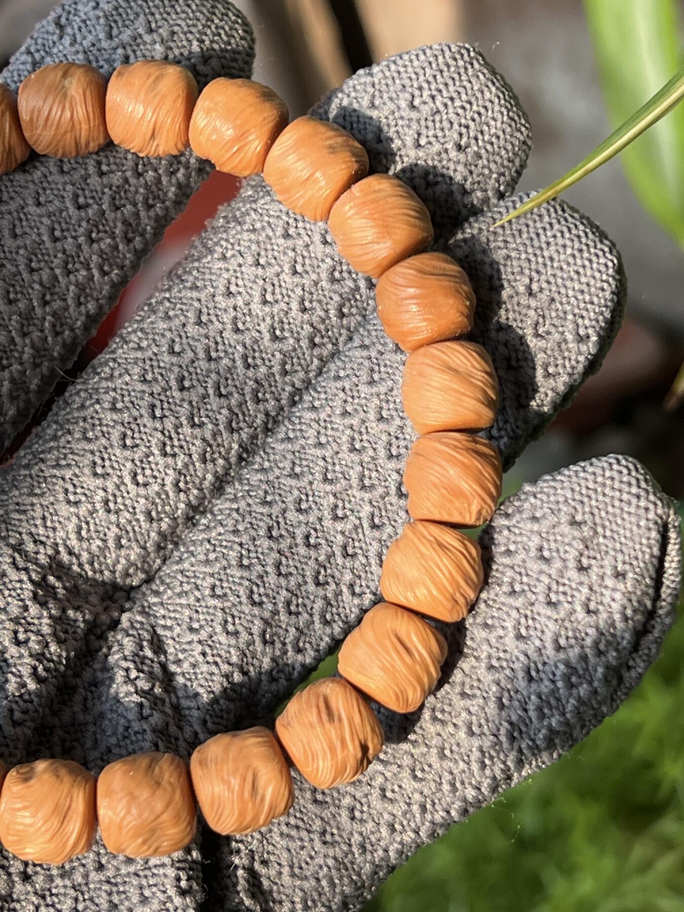 零元拍：MO.7 精工猴头卷卷酥手串 10MM