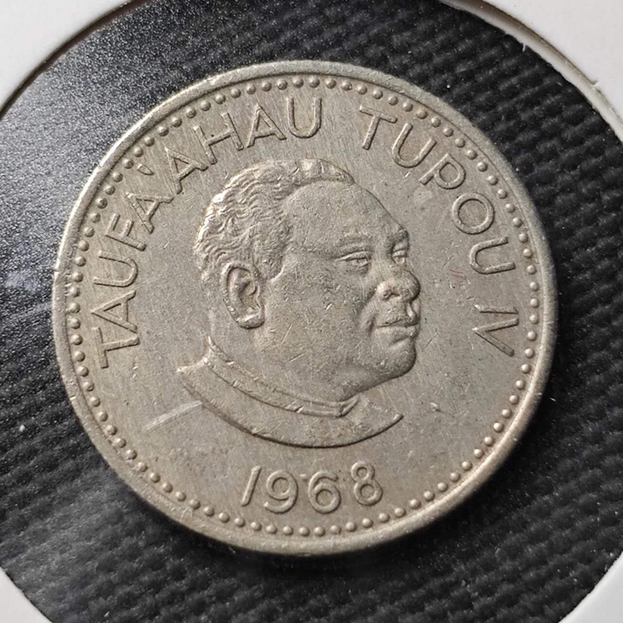 KK钱币收藏小铺  第365场  2月预留时间 周末发货  1968汤加5分