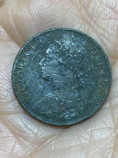 2025年第一百二十四场(总第一百五十场）外国好品散币(免佣金) - 英国🇬🇧1885年1法新(维多利亚女王中年桂冠第三版)