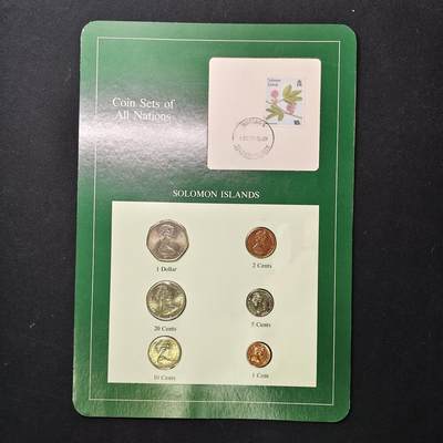 【全场包邮】纯粹捡漏拍475场（免费代拍第12场） - 【富兰克林·世界各国硬币系列邮币卡】所罗门群岛