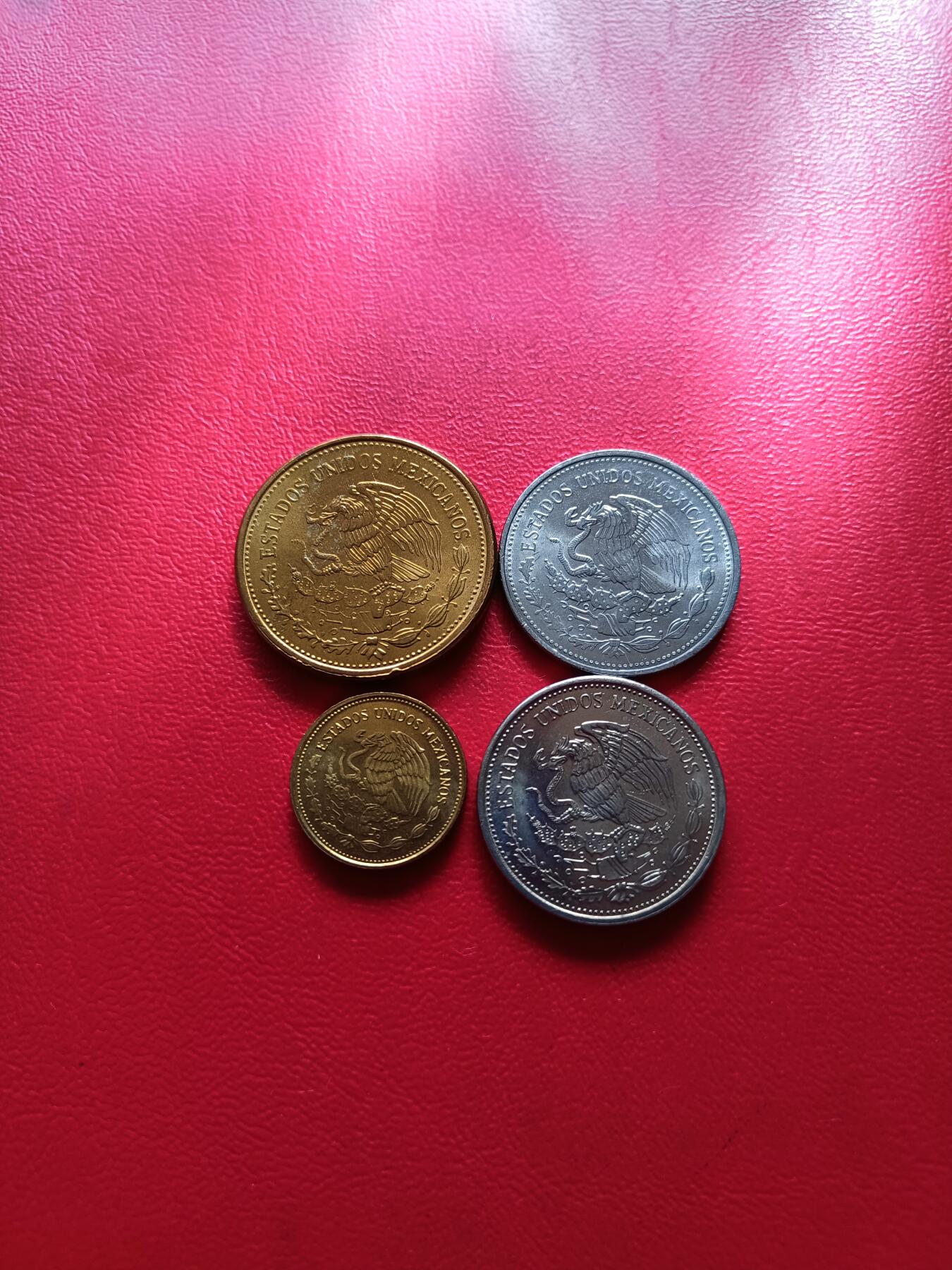 【云涧收藏】第七十七场 墨西哥1985年4枚，UNC