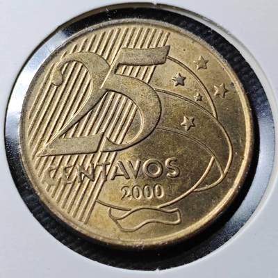 KK钱币收藏小铺  第365场  2月预留时间 周末发货 -  巴西25分铜币